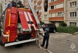 В Калуге на улице Азаровской сгорела квартира