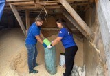 Калужские спасатели помогли по хозяйству приюту для бездомных животных "Верные друзья"