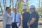 В Калуге на улице Глаголева сносят аварийные дома