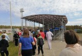 В Калуге на стадионе "Спутник" открыли южную трибуну