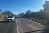 Из-за ДТП на железнодорожном переезде участок калужской трассы оказался заблокирован 