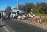 Из-за ДТП на железнодорожном переезде участок калужской трассы оказался заблокирован 