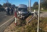 Из-за ДТП на железнодорожном переезде участок калужской трассы оказался заблокирован 