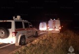 На окружной в Калуге КамАЗ слетел в кювет