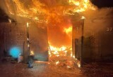 В Калуге выгорел гараж