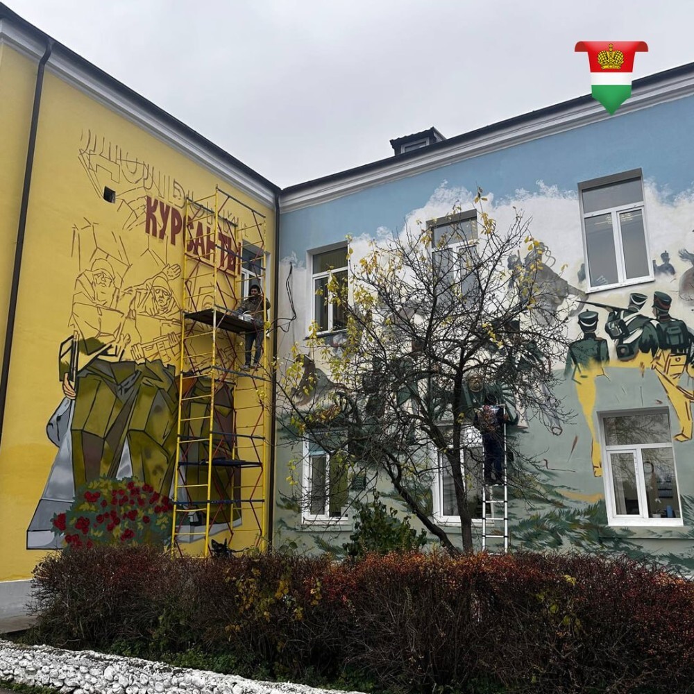 В Малоярославце готовят мурал с изображением Кутузова и Жукова В Малоярославце готовят мурал с изображением Кутузова и Жукова