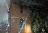 В Калуге на Терепце произошел пожар в коттедже