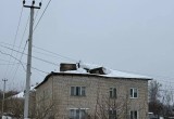 Прд тяжестью мокрого снега рухнула крыша жилого дома в Тарусе