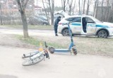 16-летний самокатчик сбил ребёнка на тротуаре