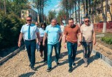 Бульвар по улице Чичерина готовят к укладке плитки