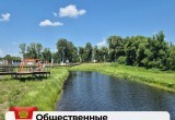 На берегу реки в Жиздре создали современную зону отдыха