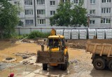 На стройке школы на Тайфуне возникла заминка из-за грунта
