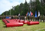 В Юхновском районе перезахоронили останки 123 бойцов Красной армии