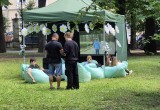Веселье в пене: в Калужском парке отметили День семьи