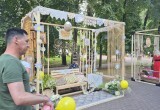 Веселье в пене: в Калужском парке отметили День семьи
