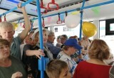 Калужан прокатили на "Литературном троллейбусе" вместе с Пушкиным и Гончаровой