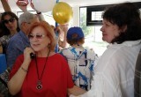 Калужан прокатили на "Литературном троллейбусе" вместе с Пушкиным и Гончаровой