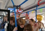 Калужан прокатили на "Литературном троллейбусе" вместе с Пушкиным и Гончаровой