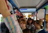 Калужан прокатили на "Литературном троллейбусе" вместе с Пушкиным и Гончаровой