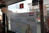 Калужан прокатили на "Литературном троллейбусе" вместе с Пушкиным и Гончаровой