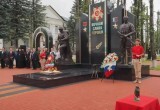 Вечный огонь впервые зажёгся на мемориальном комплексе в Спас-Деменске