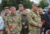Вечный огонь впервые зажёгся на мемориальном комплексе в Спас-Деменске