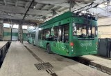 В Калугу привезли 18-метровый троллейбус "гармошку" для тестирования