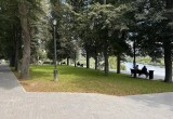 В "Городском саду" Тарусы обновили прогулочную зону
