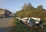 Двое детей пострадали при столкновении школьного автобуса и грузовика