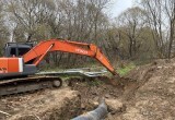 Канализационный коллектор от Московской до Кубяка готов на 70%